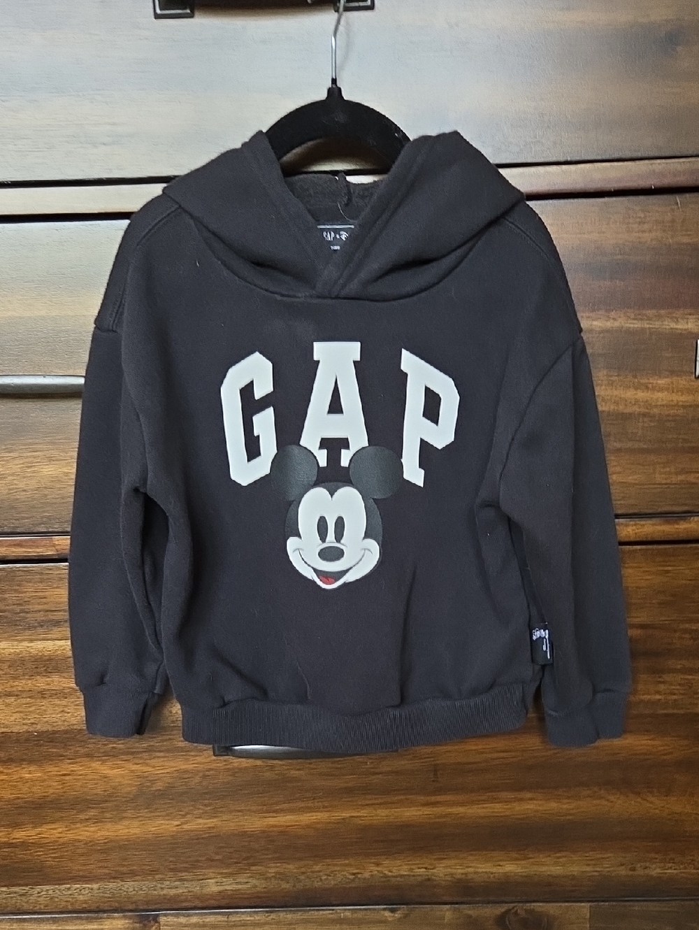 GAP Black Mickey Graphic Pullover Hoodie